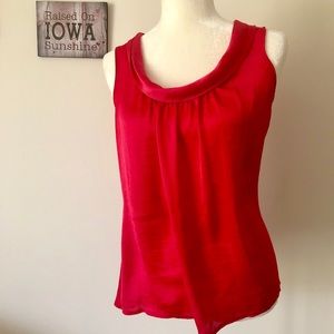 Red Sleeveless Top